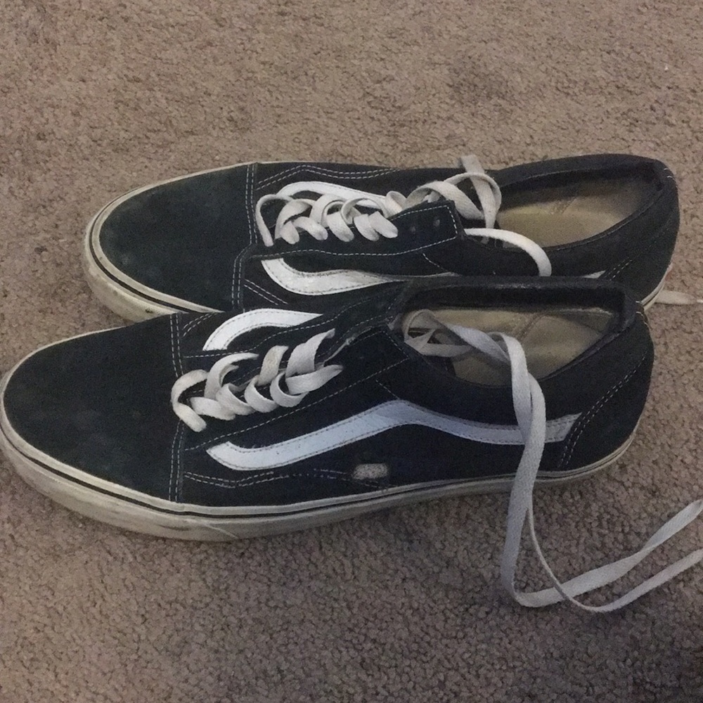 Black/White OLD SKOOL VANS US MENS 12